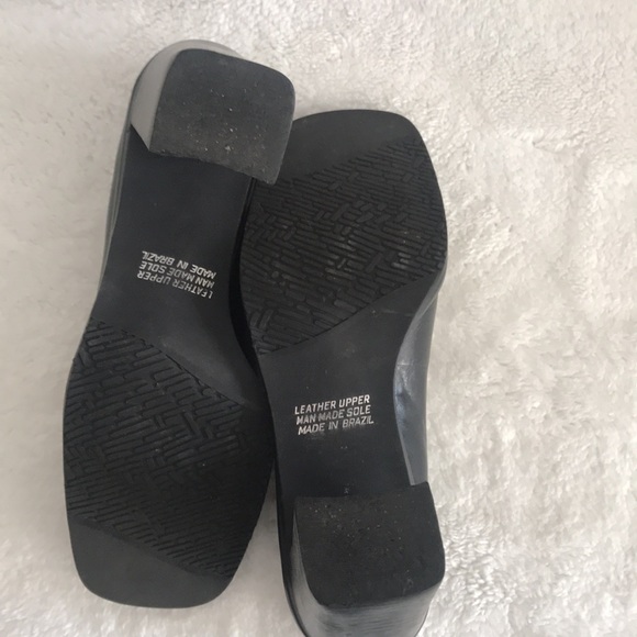 Black leather heels - Picture 5 of 5